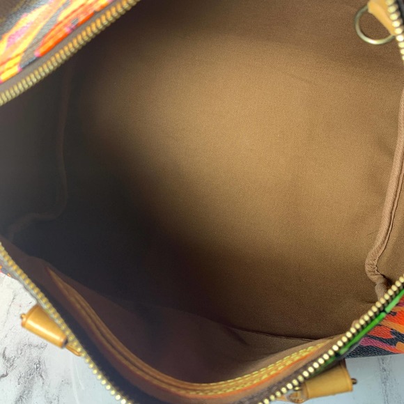 ❌❌ LOUIS VUITTON Monogram Roses Speedy 30 bag Stephen Sprouse vintage authentic - Picture 6 of 15